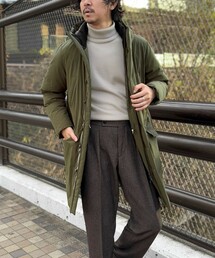 Stutostein Nolley's | 【河田フェザー】M-47 撥水ストレッチロングダウンジャケット ダウンコート(ダウンジャケット/コート)