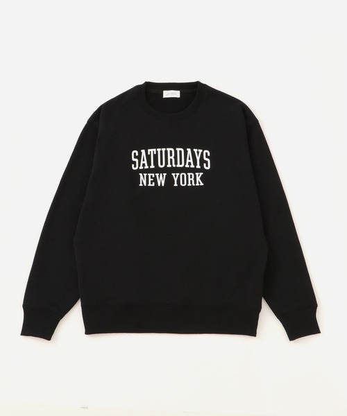 Saturdays NYC(サタデーズ ニューヨークシティ )の「BOWERY STANDARD CREW(Tシャツ/カットソー・メンズ・キナリ/ブラック/ライトグレー・L/M/XL/S)」の2枚目の写真
