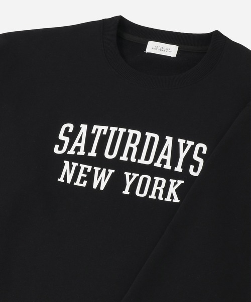 Saturdays NYC(サタデーズ ニューヨークシティ )の「BOWERY STANDARD CREW(Tシャツ/カットソー・メンズ・キナリ/ブラック/ライトグレー・L/M/XL/S)」の10枚目の写真