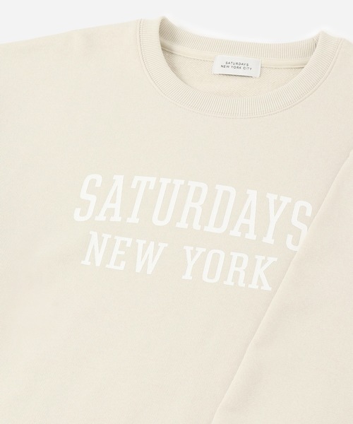 Saturdays NYC(サタデーズ ニューヨークシティ )の「BOWERY STANDARD CREW(Tシャツ/カットソー・メンズ・キナリ/ブラック/ライトグレー・L/M/XL/S)」の5枚目の写真