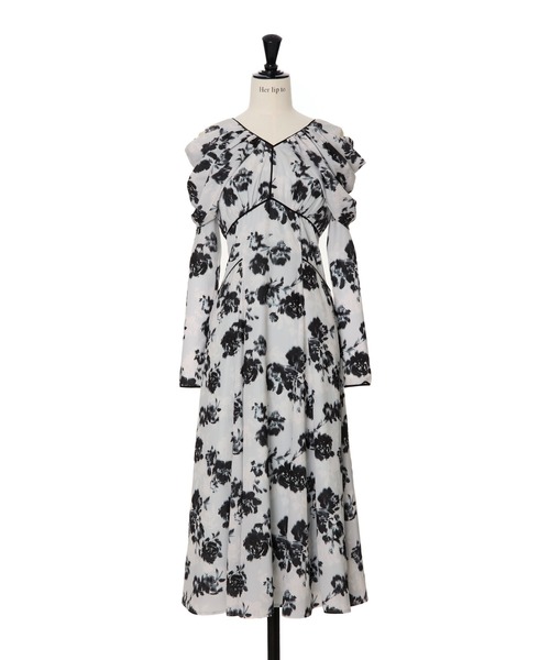 ワンピース herlipto Winter Rose Dress セール】Winter Rose Dress（ワンピース）｜Her lip to（ハーリップ