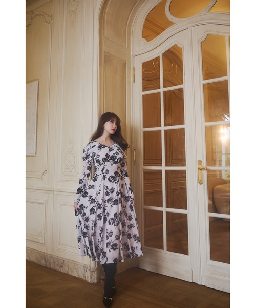 ワンピース herlipto Winter Rose Dress セール】Winter Rose Dress（ワンピース）｜Her lip to（ハーリップ
