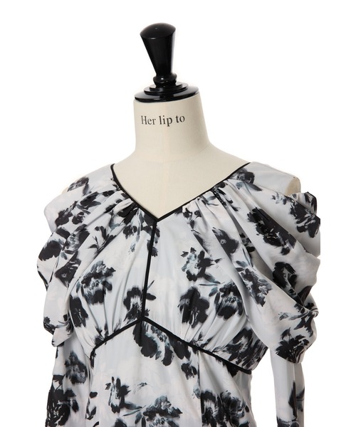 セール】Winter Rose Dress（ワンピース）｜Her lip to（ハーリップ