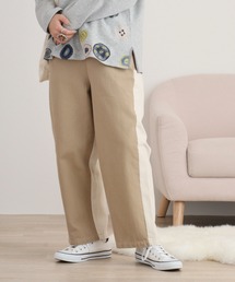 EMAGO 配色ストレートパンツ