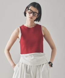 柚さまおまとめChaos シルクコンニットタンク カレンソロジー シャツ Chaos（カオス）の「シルクコンクレスタニットタンクトップ