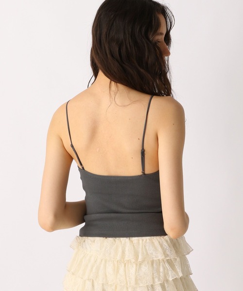 FOREVER 21（フォーエバー トゥエンティーワン）の「【2025SS】カップ付きリブキャミソール（キャミソール・レディース・オフホワイト/チャコールグレー/ブラック/ピンク・SMALL/MEDIUM/LARGE）」の22枚目の写真