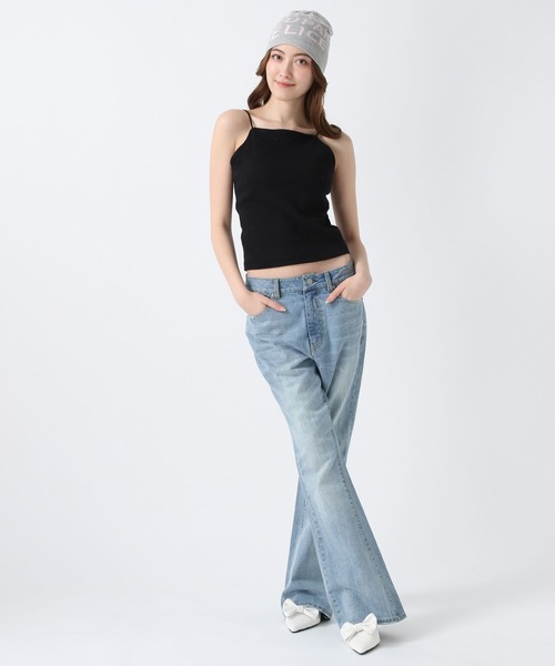 FOREVER 21（フォーエバー トゥエンティーワン）の「【2025SS】カップ付きリブキャミソール（キャミソール・レディース・オフホワイト/チャコールグレー/ブラック/ピンク・SMALL/MEDIUM/LARGE）」の13枚目の写真