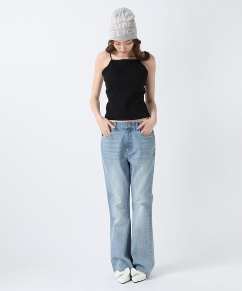 FOREVER 21（フォーエバー トゥエンティーワン）の「【2025SS】カップ付きリブキャミソール（キャミソール・レディース・オフホワイト/チャコールグレー/ブラック/ピンク・SMALL/MEDIUM/LARGE）」の14枚目の写真