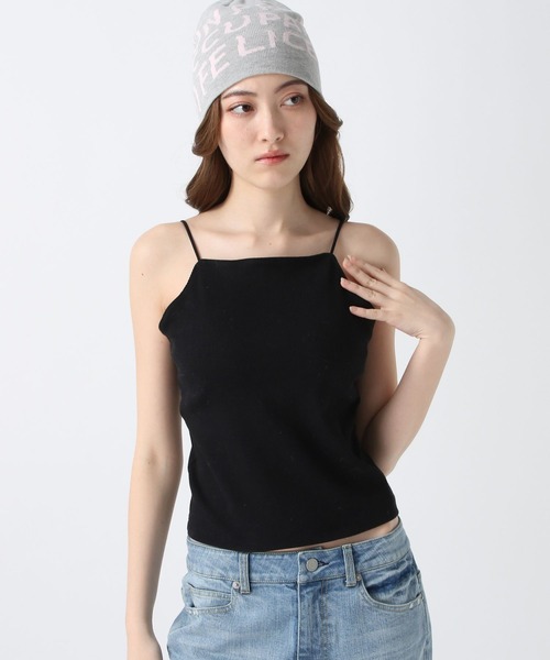 FOREVER 21（フォーエバー トゥエンティーワン）の「【2025SS】カップ付きリブキャミソール（キャミソール・レディース・オフホワイト/チャコールグレー/ブラック/ピンク・SMALL/MEDIUM/LARGE）」の16枚目の写真