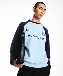 City Ambient Products: ラグランスリーブ プリント スウェット