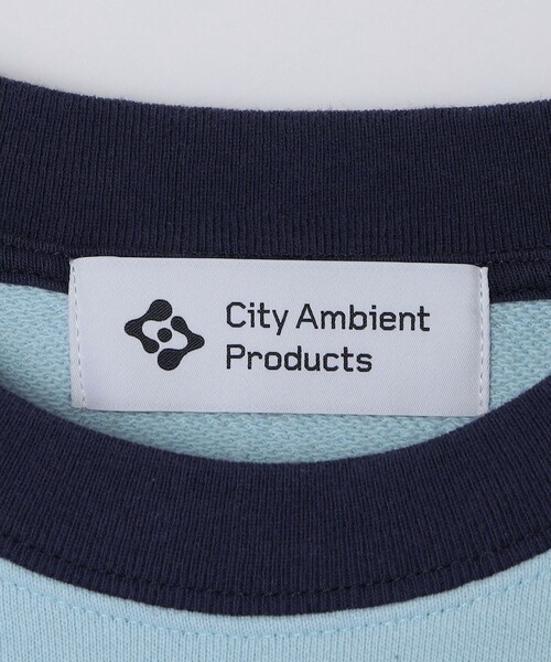 City Ambient Products(シティアンビエントプロダクツ)の「City Ambient Products: ラグランスリーブ プリント スウェット(スウェット・メンズ・オフホワイト/ライトブルー/ブラウン・SMALL/MEDIUM/LARGE)」の10枚目の写真