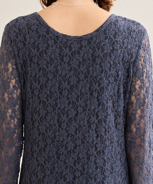 SHENERY(シーナリー)の「《スタッフリアルバイアイテム!》2WAYレースマキシドレス(ワンピース・レディース・ブルー/ブラック・36/38)」の18枚目の写真