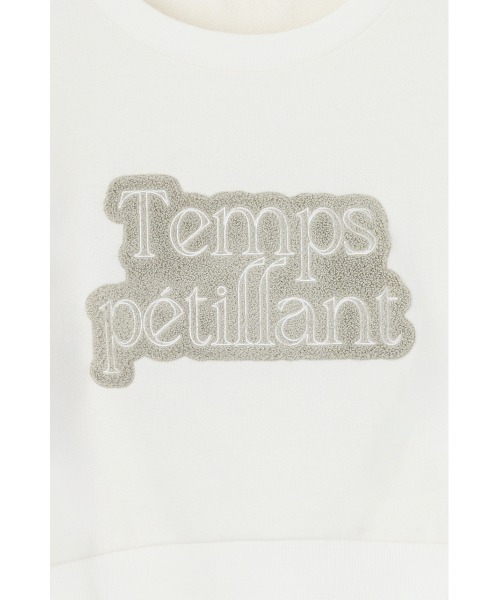 rienda(リエンダ)の「サガラ刺繍スウェットトップス 春服 トレーナー 秋服(スウェット・レディース・ホワイト/ピンク/ネイビー・FREE)」の4枚目の写真