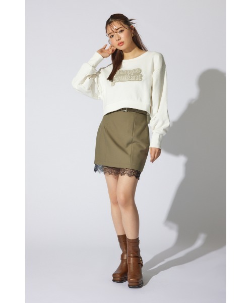 rienda(リエンダ)の「サガラ刺繍スウェットトップス 春服 トレーナー 秋服(スウェット・レディース・ホワイト/ピンク/ネイビー・FREE)」の21枚目の写真