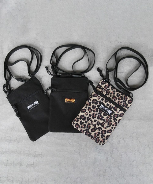 THRASHER（スラッシャー）の「THRASHER ショルダーポーチ（ショルダーバッグ・メンズ・ブラック系その他/レオパード/ブラック・FREE）」の10枚目の写真