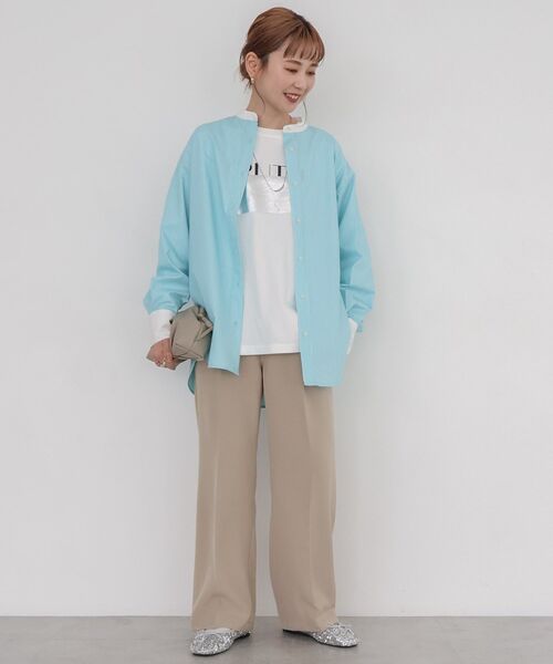 AMERICAN HOLIC（アメリカンホリック）の「TRUTH箔プリントカットプルオーバー（Tシャツ/カットソー・レディース・オフホワイト・M/L）」の6枚目の写真