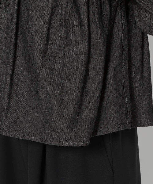 LOWRYS FARM（ローリーズファーム）の「デニムシャーリングブラウス 252725（シャツ/ブラウス・レディース・ブルー/アイボリー/イエロー/その他・FREE）」の22枚目の写真