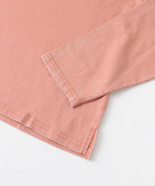 ITEMS URBANRESEARCH(アイテムズ アーバンリサーチ)の「ピグメントロングTシャツ(Tシャツ/カットソー・レディース・オフホワイト/ブラック/ピンク・FREE)」の7枚目の写真
