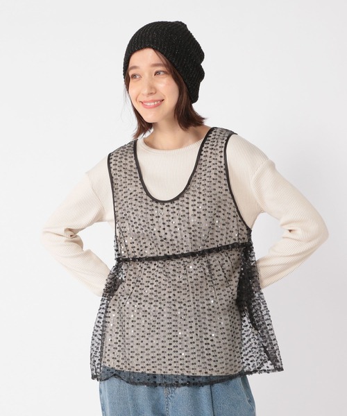 スパンコールベスト Amazon | M1311キッズ ベスト スパンコール 男の子 子供
