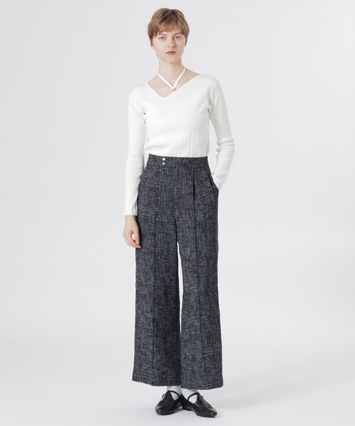 LOVELESS（ラブレス）の「ホルターカットアウトニット（ニット/セーター・レディース・ライトグレー/オフホワイト/ブルー系その他2・36/34）」の16枚目の写真