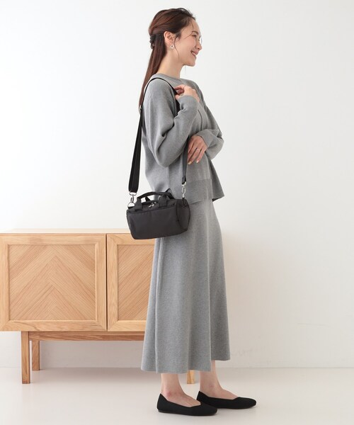 SHOO・LA・RUE（シューラルー）の「ボンディングミニショルダーバッグ（ショルダーバッグ・レディース・ナチュラル/ブラック/ライトベージュ・00）」の6枚目の写真