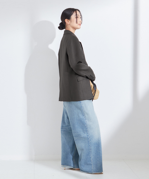 アイアスダブルブレステッドジャケット JOURNAL STANDARD L'ESSAGE｜アイアスダブルブレステッド