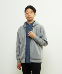 MEN'S MELROSE | ウールMIXダンボールZIPパーカー(パーカー)