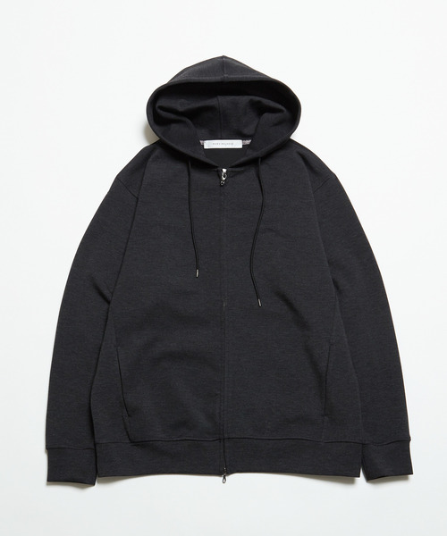 MEN'S MELROSE（メンズメルローズ）の「ウールMIXダンボールZIPパーカー（パーカー・メンズ・チャコールグレー/グレー・4/3）」の13枚目の写真