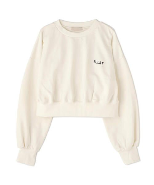 FREE'S MART（フリーズマート）の「◆ワンポイント刺繍スウェット（スウェット・レディース・ホワイト/ネイビー/ライトグリーン・FREE）」の4枚目の写真