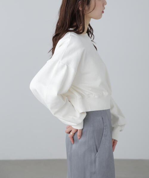 FREE'S MART（フリーズマート）の「◆ワンポイント刺繍スウェット（スウェット・レディース・ホワイト/ネイビー/ライトグリーン・FREE）」の11枚目の写真