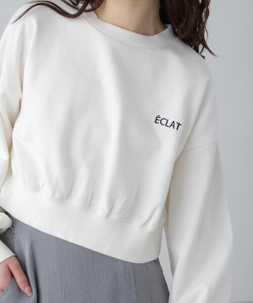 FREE'S MART（フリーズマート）の「◆ワンポイント刺繍スウェット（スウェット・レディース・ホワイト/ネイビー/ライトグリーン・FREE）」の14枚目の写真