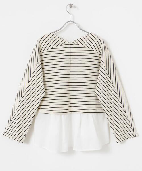 ITEMS URBANRESEARCH(アイテムズ アーバンリサーチ)の「カットミラノドッキングプルオーバー(Tシャツ/カットソー・レディース・ブラック/オフホワイト/ホワイト系その他・FREE)」の19枚目の写真