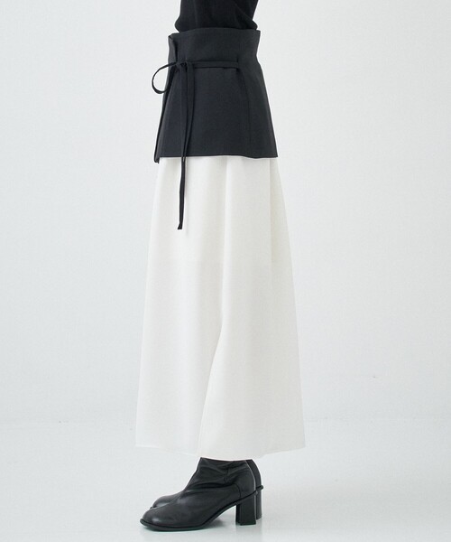 STUDIOUS（ステュディオス）の「【STUDIOUS/ステュディオス】Blazer Hem 2piece SK/ブレザーヘム2ピーススカート（スカート・レディース・ブラック/マルチ・1/2）」の19枚目の写真