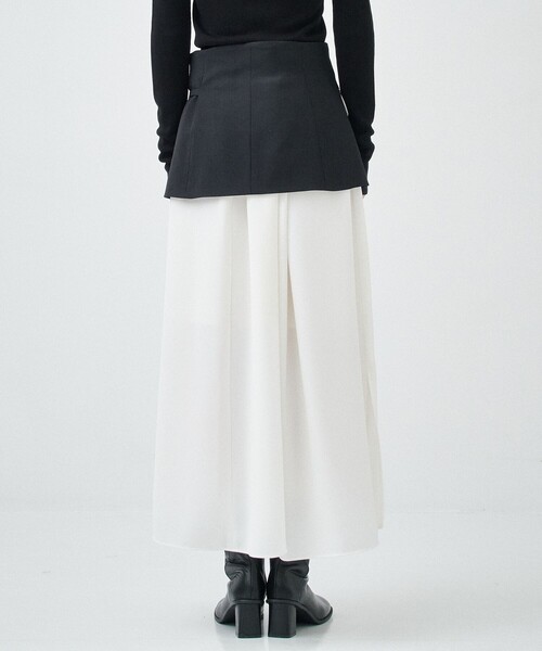 STUDIOUS（ステュディオス）の「【STUDIOUS/ステュディオス】Blazer Hem 2piece SK/ブレザーヘム2ピーススカート（スカート・レディース・ブラック/マルチ・1/2）」の20枚目の写真