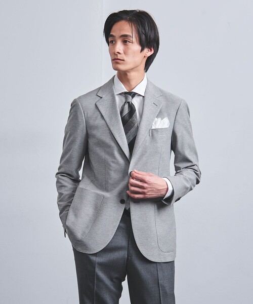 UNITED ARROWS（ユナイテッドアローズ）の「カノコ シングル 2ボタン テーラードジャケット COMFORT EASY―MODEL（テーラードジャケット・メンズ・グレー・44/46/48/50/52）」の2枚目の写真