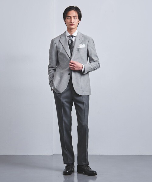 UNITED ARROWS（ユナイテッドアローズ）の「カノコ シングル 2ボタン テーラードジャケット COMFORT EASY―MODEL（テーラードジャケット・メンズ・グレー・44/46/48/50/52）」の3枚目の写真