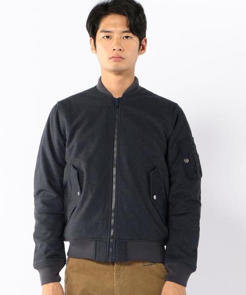 coen(コーエン)の「ウルトラシェルメルトンMA-1(MA-1・メンズ・ダークグレー/ネイビー・LARGE/X-LARGE/MEDIUM/SMALL)」の4枚目の写真