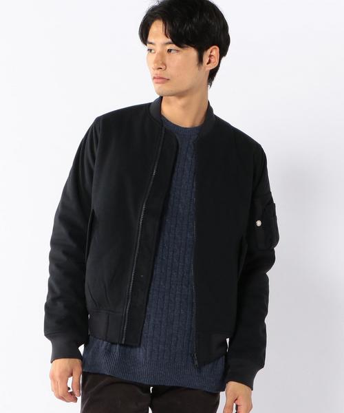 coen(コーエン)の「ウルトラシェルメルトンMA-1(MA-1・メンズ・ダークグレー/ネイビー・LARGE/X-LARGE/MEDIUM/SMALL)」の18枚目の写真