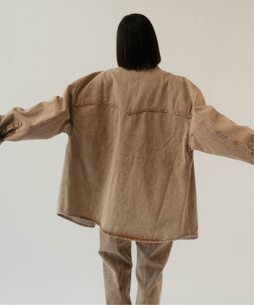 western denim over shirt(unisex)（シャツ/ブラウス）｜Knuth Marf