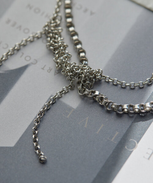 【関税込み】Justine Clenquet シルバー Vera ネックレス ear PAPILLONNER ネックレス 「JUSTINE CLENQUET(ジュスティーヌ