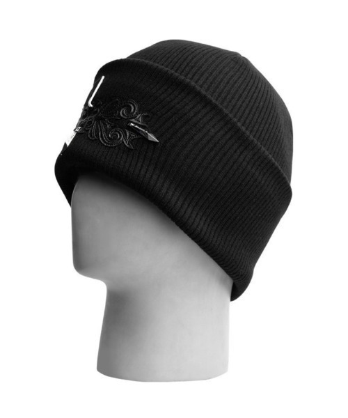 E RIN AI E(オリンアイ)の「【E RIN AI E】CROSS(ニットキャップ/ビーニー・メンズ・ブラック・ONE SIZE)」の9枚目の写真