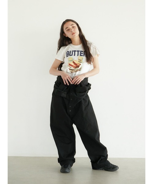 FIKA.(フィーカ)の「Cotton jump suit(つなぎ/オールインワン・レディース・ブラック/グレー系その他3・FREE)」の10枚目の写真