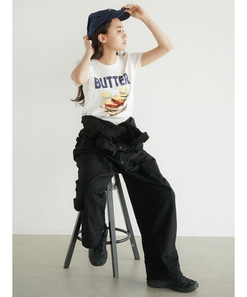 FIKA.(フィーカ)の「Cotton jump suit(つなぎ/オールインワン・レディース・ブラック/グレー系その他3・FREE)」の12枚目の写真