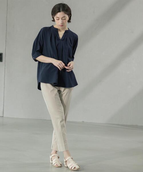 OPAQUE.CLIP（オペークドットクリップ）の「ハイストレッチイージースティックパンツ【洗濯機洗い可】（その他パンツ・レディース・ブラック/ホワイト/ブラック系1/ベージュ・36/38/40/42）」の18枚目の写真