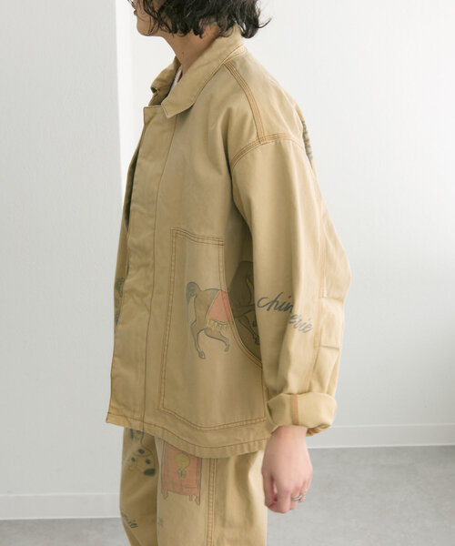 セール】ペイントジャケット【Work of Art × SUM1 STYLE