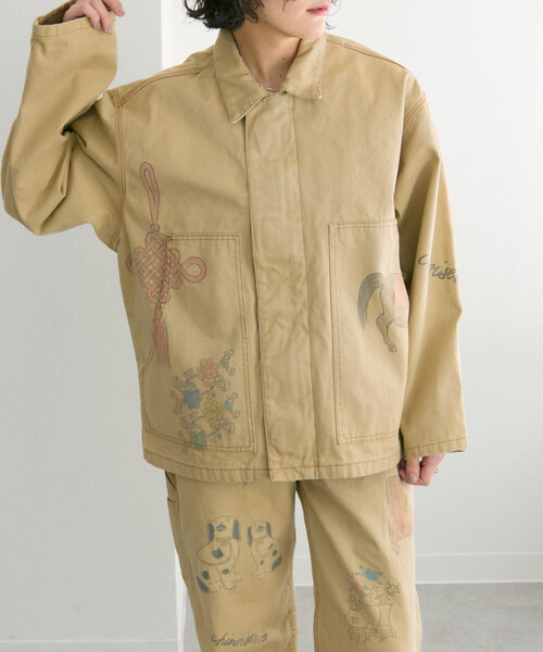 アートペイントデザインジャケット セール】ペイントジャケット【Work of Art × SUM1 STYLE