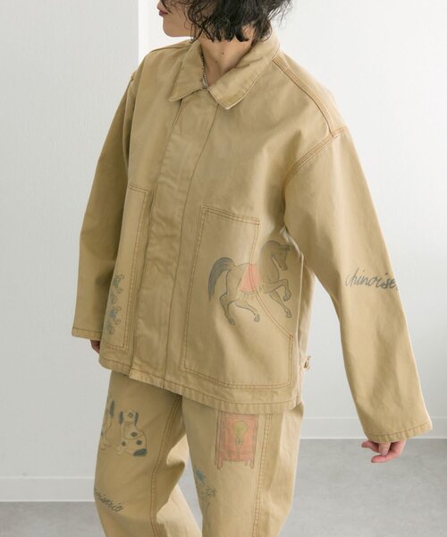 セール】ペイントジャケット【Work of Art × SUM1 STYLE