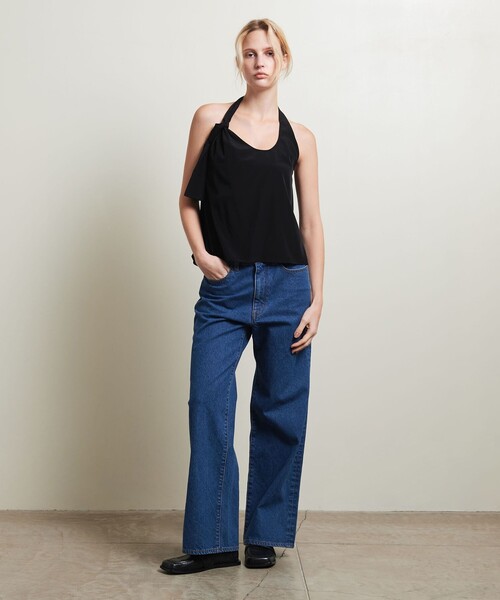 ATTISESSION（アティセッション）の「＜ATTISESSION＞ポリエステル タイ ホルターネック トップス（その他トップス・レディース・ブラック/ライトピンク・FREE）」の7枚目の写真