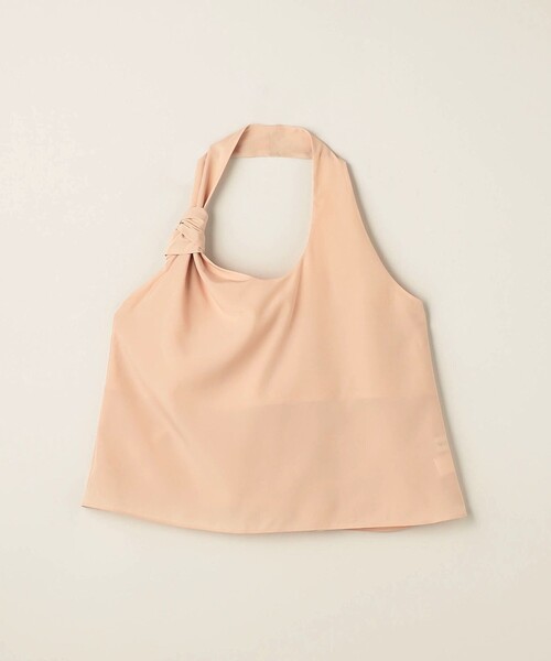 ATTISESSION（アティセッション）の「＜ATTISESSION＞ポリエステル タイ ホルターネック トップス（その他トップス・レディース・ブラック/ライトピンク・FREE）」の11枚目の写真