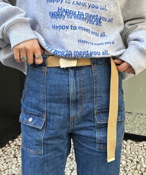 CIAOPANIC TYPY(チャオパニックティピー)の「【UNISEX】ガチャベルト(ベルト・メンズ・カーキ/ブラック/ベージュ/ピンク・ONE SIZE)」の1枚目の写真